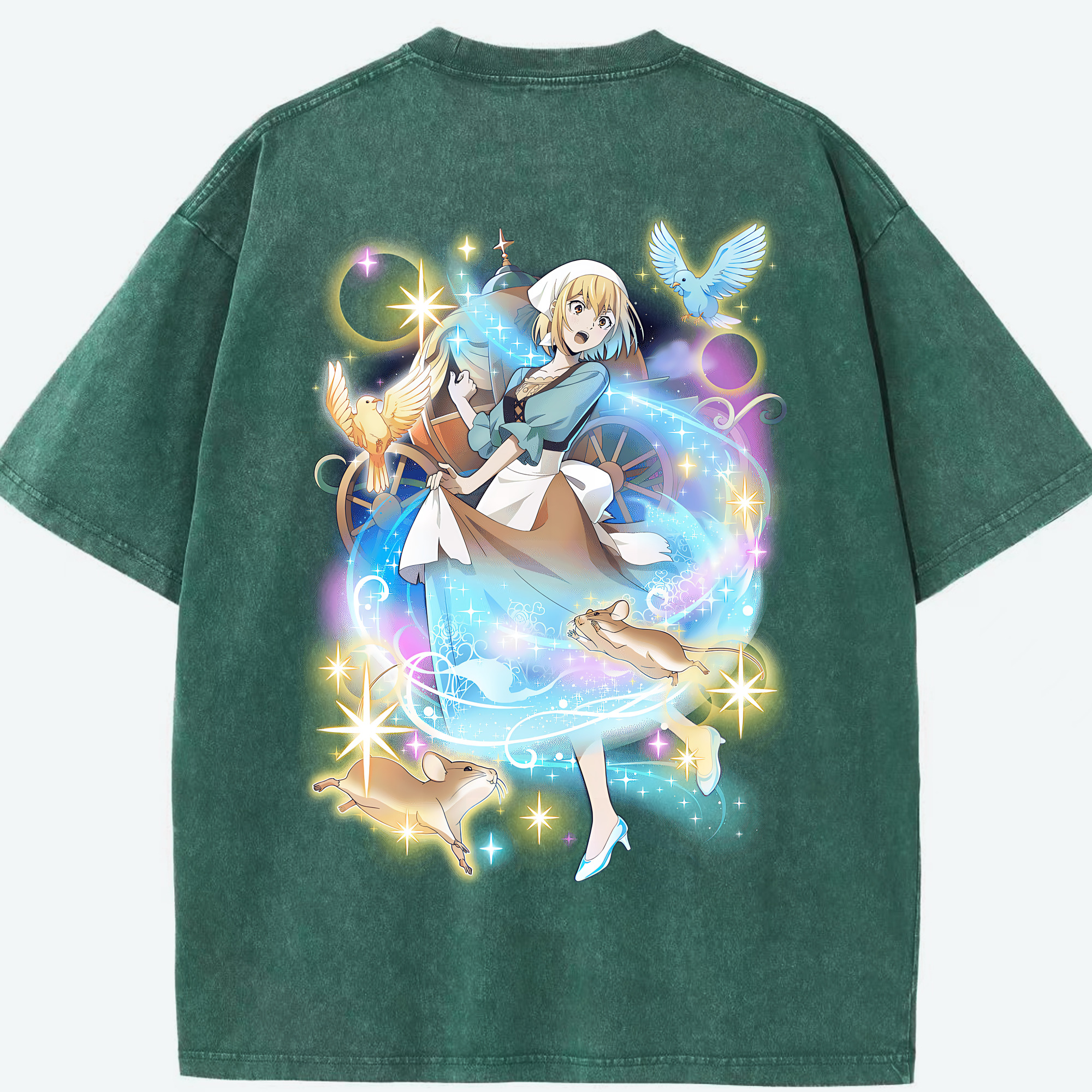 （画像用） 文豪ストレイドッグス Bungo Stray Dogs 綿100% ヴィンテージ風 半袖Tシャツ（背面プリント）
